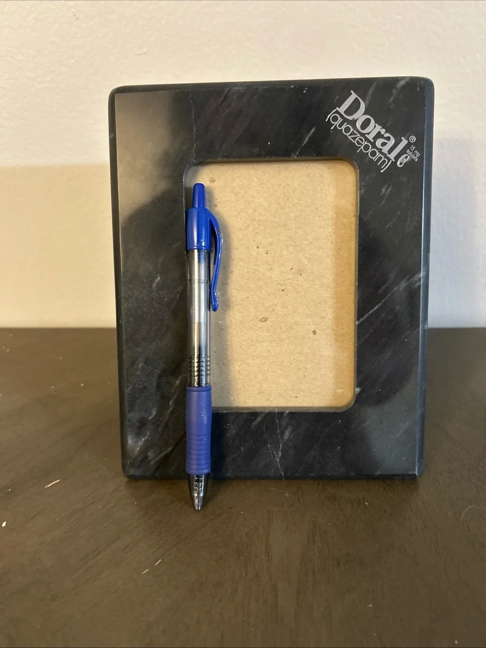 Doral Marble Photo Frame in Black